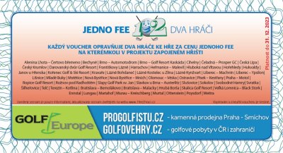 1 fee = 2 hráči - 6 kuponů 2023