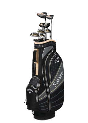 Callaway Solaire dámský kompletní golfový set, pravý, černý/champagne