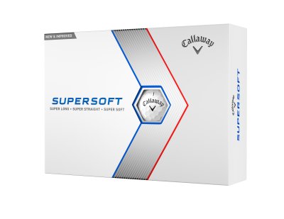 Callaway Supersoft 23 golfové míče - bílé 12 ks
