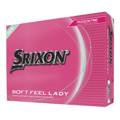 Srixon Soft Feel Lady golfové míče - růžové 12 ks