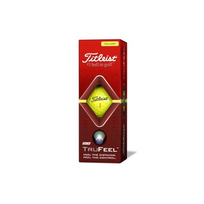 Titleist TruFeel 2020 golfové míče - žluté 3 ks 
