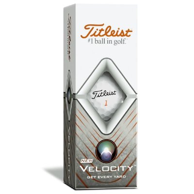 Titleist Velocity 2020 golfové míče - bílé 3 ks 