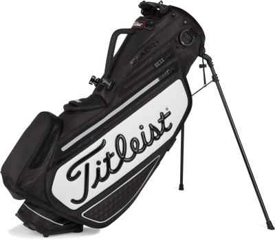 Titleist Tour Series Premium StaDry Stand bag, černý/bílý