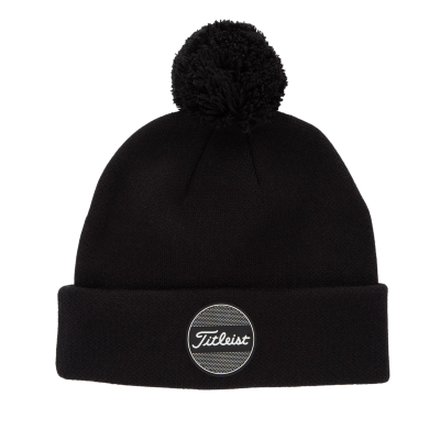 Titleist Boardwalk Pom Pom zimní čepice, černá
