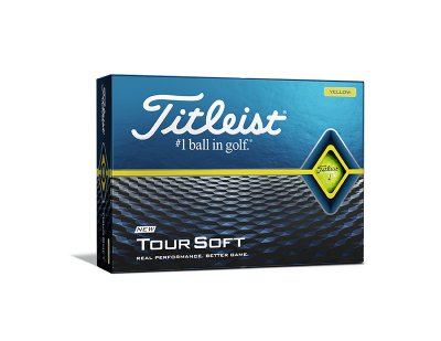 Titleist Tour Soft 2020 golfové míče - žluté 12 ks 
