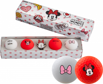 Volvik Vivid Disney Minnie dárková sada golfových míčů