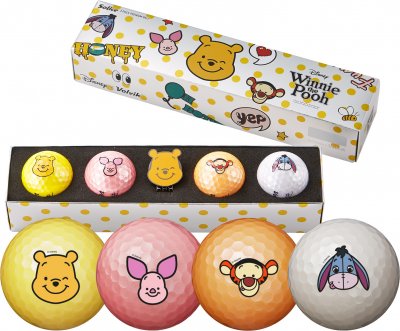 Volvik Solice Disney Pooh dárková sada golfových míčů