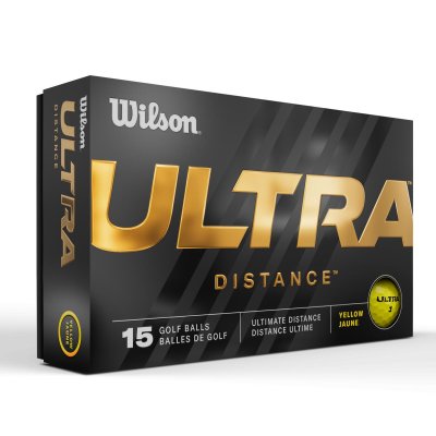 Wilson Ultra Distance golfové míče - žluté 15 ks