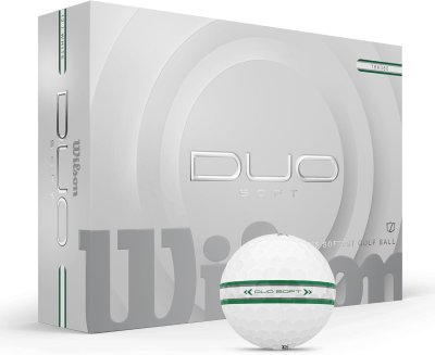 Wilson Staff Duo Soft TRK 360 Masters golfové míče - bílé 12 ks 