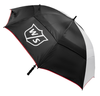 Wilson Double Canopy golfový deštník 68" (172 cm), černý/bílý