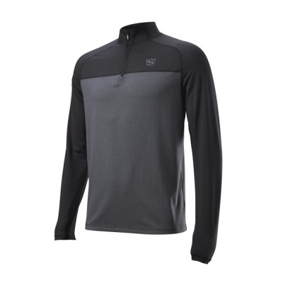Wilson Staff Thermal Tech pánská mikina, černá/šedá, vel. XXL DOPRODEJ