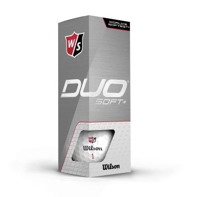 Wilson Staff Duo Soft+ golfové míče - bílé 3 ks