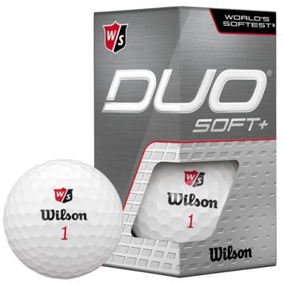 Wilson Staff Duo Soft+ golfové míče - bílé 2 ks