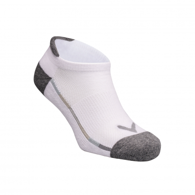 Callaway Sport Tab Low II dámské golfové ponožky, bílé/šedé