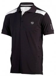 Wilson FG Tour Tech V2 golfové tričko černé, vel. S DOPRODEJ
