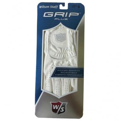 Wilson Staff Grip Plus dámská golfová rukavice levá, bílá, vel. L DOPRODEJ