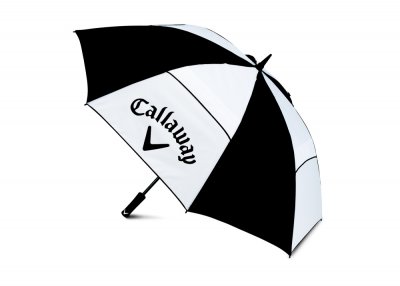 Callaway Clean Logo golfový deštník 60'' (152 cm), černý/bílý