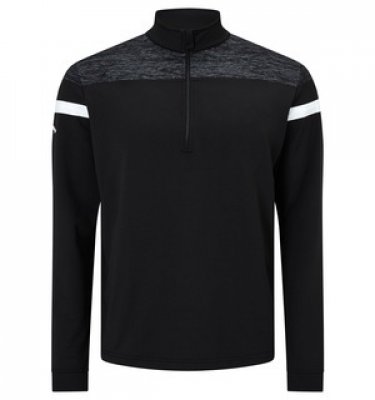 Callaway Heathered Knit Thermal pánská golfová mikina, černá, vel. XXL DOPRODEJ