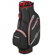 Wilson Staff Dry Tech Lite Cart bag nepromokavý, černý/červený DOPRODEJ