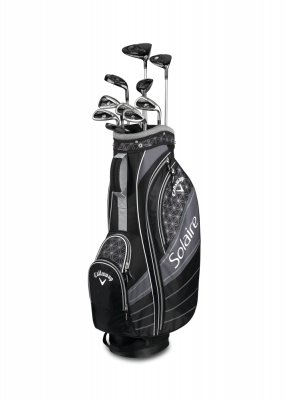 Callaway Solaire dámský kompletní golfový set, pravý, černý/šedý