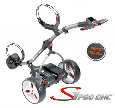 MotoCaddy S1 PRO DHC golfový elektrický vozík, černý, lithium 36j + nabíječka