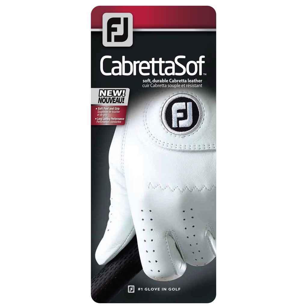 FootJoy CabrettaSof pánská kožená golfová rukavice, levá, vel. ML