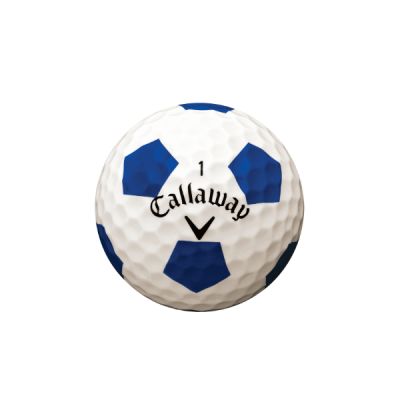 Callaway Chrome Soft Truvis Technology 2018 golfové míče - bílé/modré 1 ks