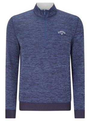 Callaway Heathered Water Repellent pánský golfový svetr, tmavomodrý, vel. XXL DOPRODEJ