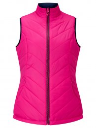 Callaway Reversible Puffer dámská golfová oboustranná vesta, růžová DOPRODEJ