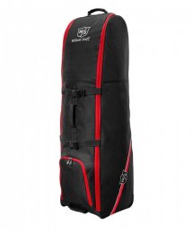 Wilson Staff Wheel Padded Travel bag, černý/červený