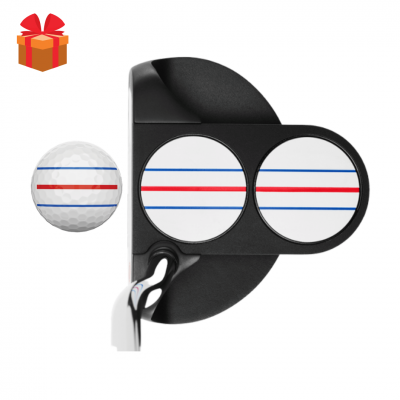Odyssey Triple Track 2Ball putter 35'', pravý + 3 míčky Callaway ERC Soft ZDARMA