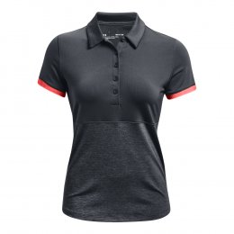 Under Armour Zinger Point SS dámské golfové triko, tmavě šedé