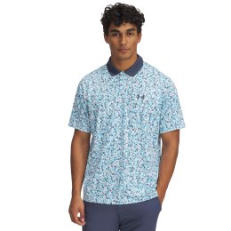 Under Armour Perf 3.0 Matchplay Printed pánské triko, bílé/modré