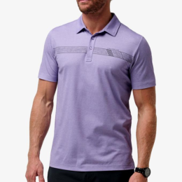 TravisMathew Ukulele Sunrise pánské golfové triko, fialové DOPRODEJ