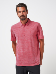 TravisMathew The Heater pánské golfové triko, červené, vel. L DOPRODEJ