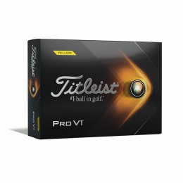 Titleist PRO V1 2021 golfové míče - žluté 12 ks