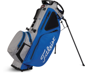 Titleist Hybrid 14 StaDry Stand bag, modrý/šedý