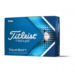 Titleist Tour Soft 2022 golfové míče - bílé 12 ks 