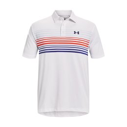 Under Armour Playoff Polo 2.0 pánské triko, bílé, vel. S DOPRODEJ