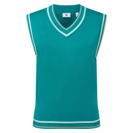 FootJoy Sweater Tank dámká vesta/svetr, tyrkysový, vel. S