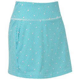 FootJoy Geo Aerial dámská golfová sukně, tyrkysová/bílá