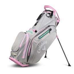 Callaway Fairway 14 HD Stand bag 24, světle šedý/růžový DOPRODEJ