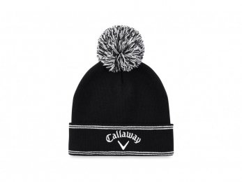 Callaway Classic zimní čepice, černá/bílá