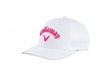 Callaway Tour dětská golfová čepice, bílá/růžová