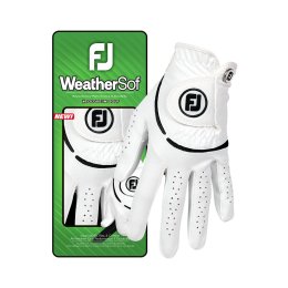 FootJoy WeatherSof dámská golfová rukavice, bílá, levá