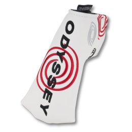 Odyssey Swirl headcover na putter, blade, bílý