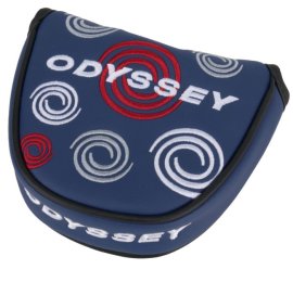 Odyssey Swirl headcover na putter, mallet, tmavě modrý