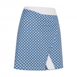 Callaway Floral Geo Wrap dámská golfová sukně, bílá/modrá