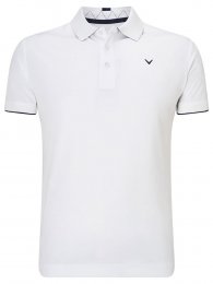Callaway Solid pánské golfové triko, bílé, vel. XS DOPRODEJ