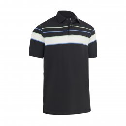 Callaway Resort Ventilated Shoulder Block pánské golfové triko, černé, vel. M DOPRODEJ